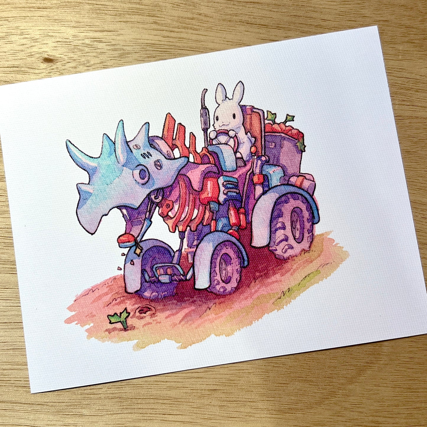 Print triceratops
