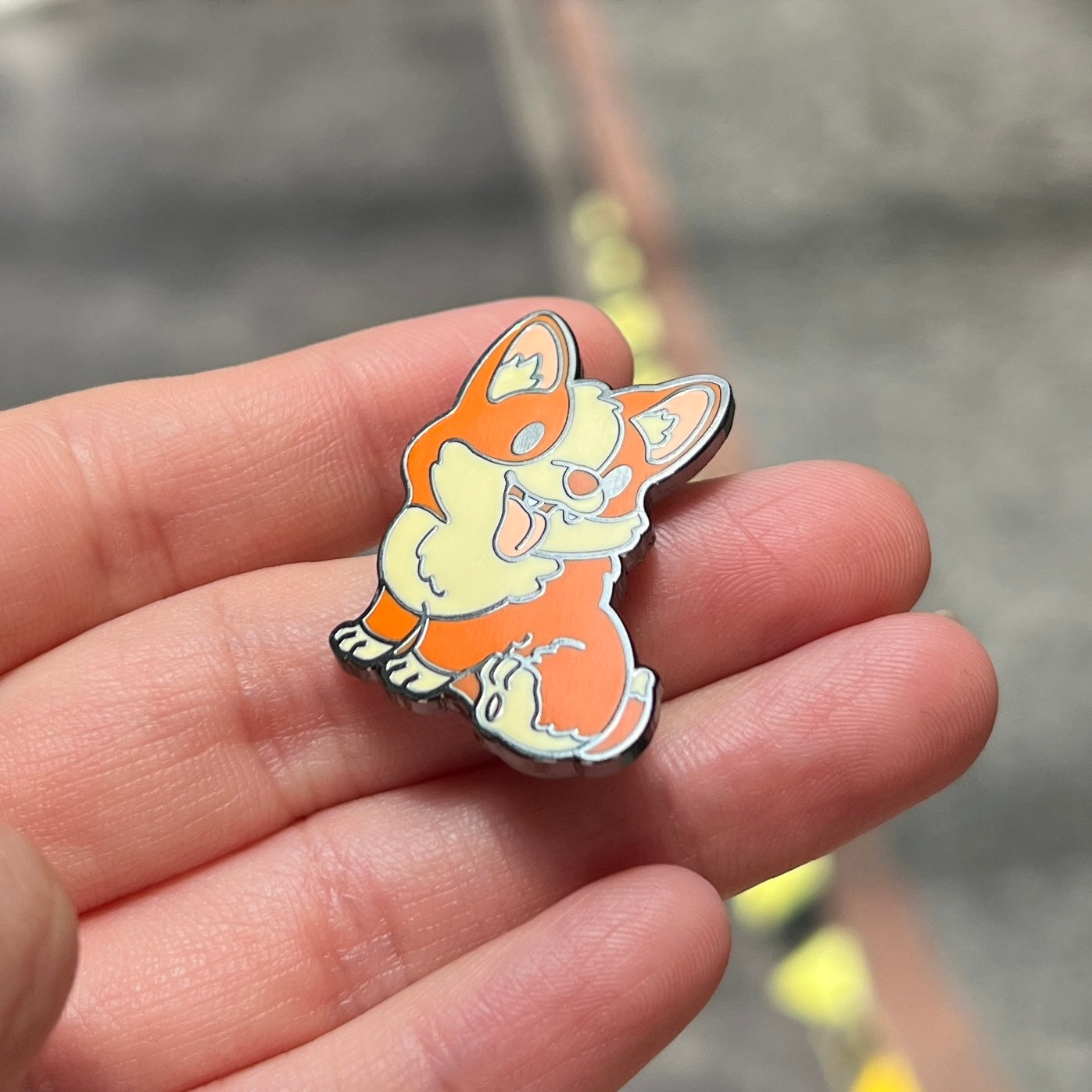 Albondiga el corgi (Hard Enamel Pin)