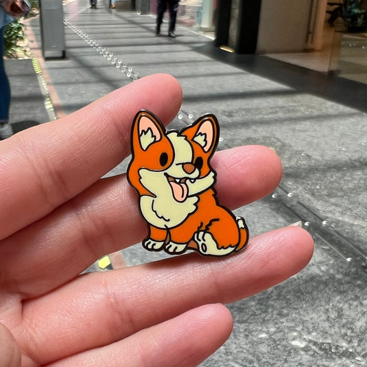 Albondiga el corgi (Hard Enamel Pin)