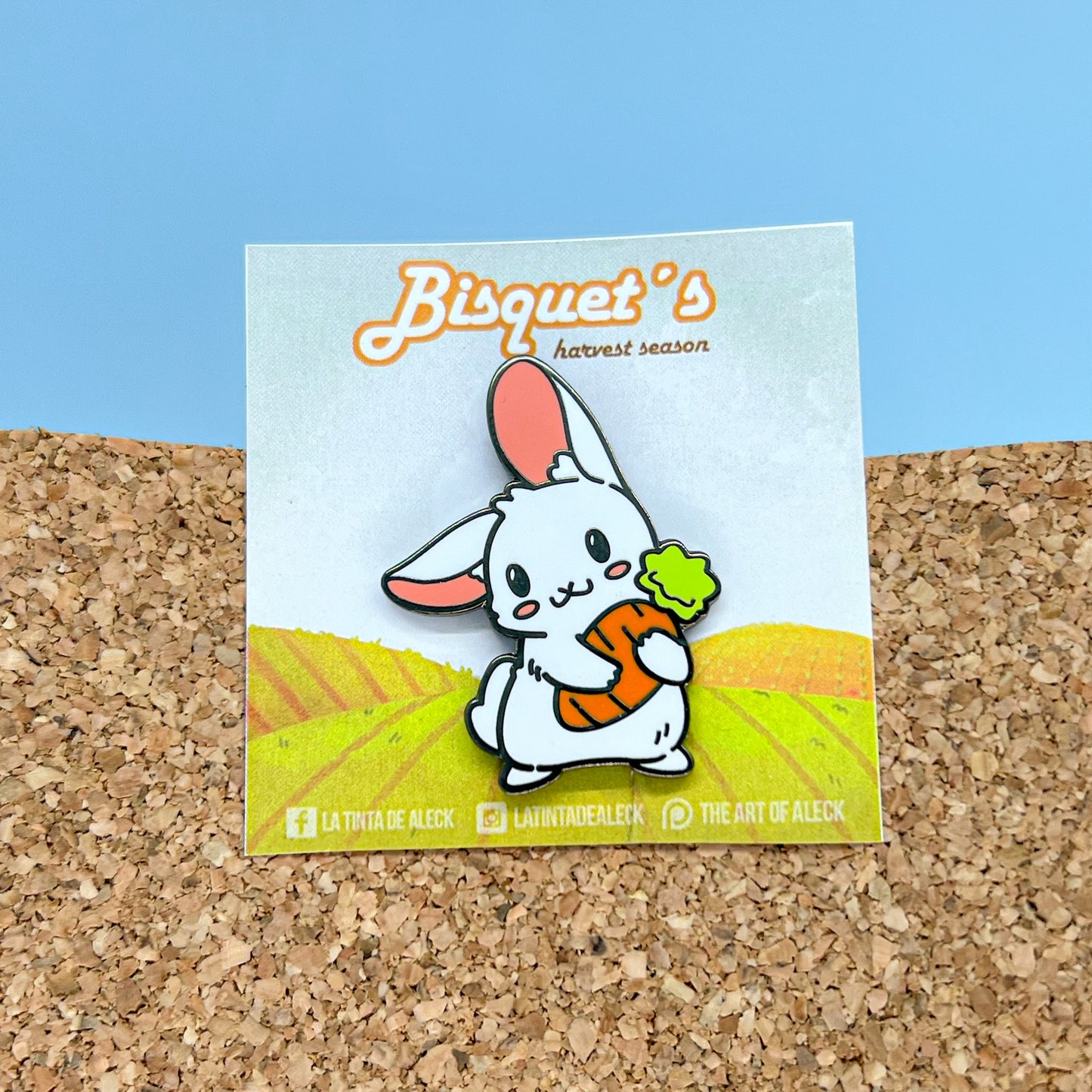 "Bisquet" Hard Enamel Pin