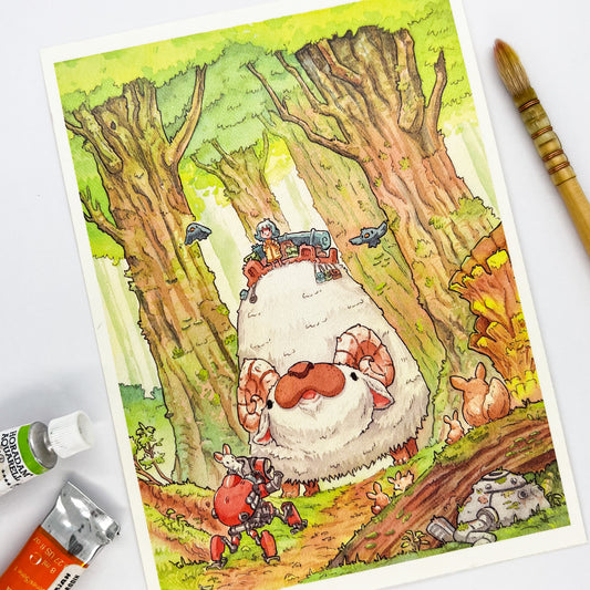 Print "Magical Forest"
