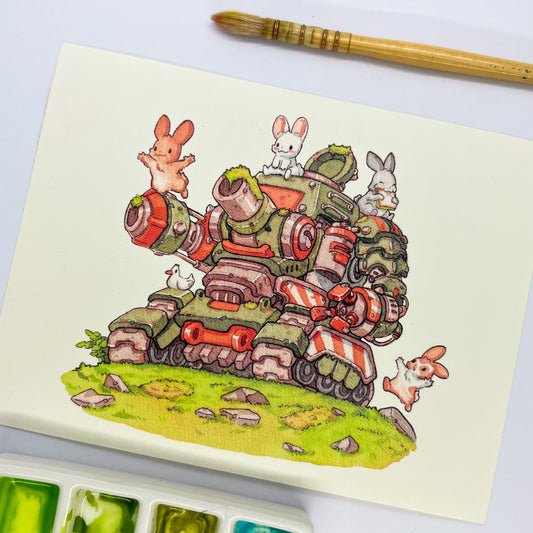 Print "Conejitos Tanque"