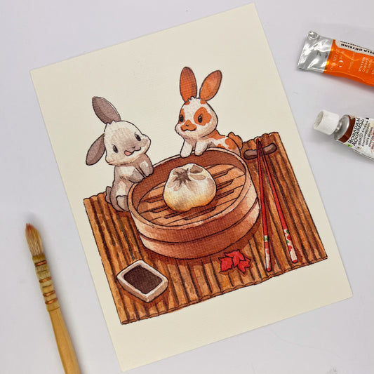 Print "Dumpling Bunnies"