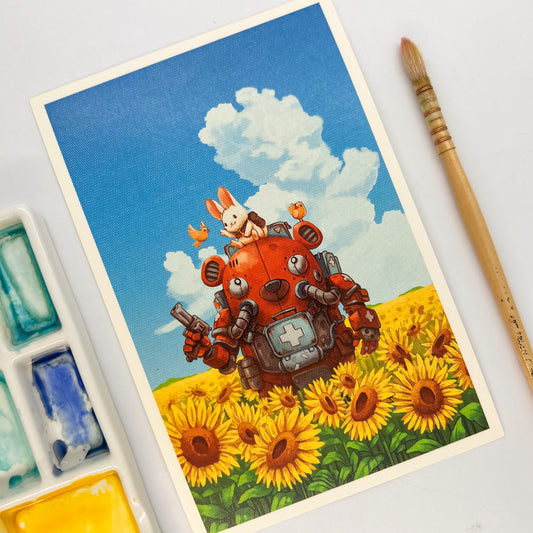 Print "Bisquet's Sunflower Field"