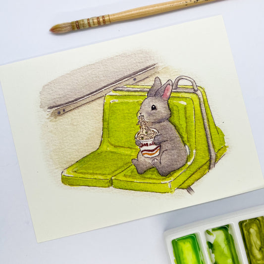 Print "Conejito en el metro"