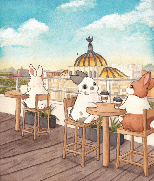 Print "Cafecito frente a Bellas artes"