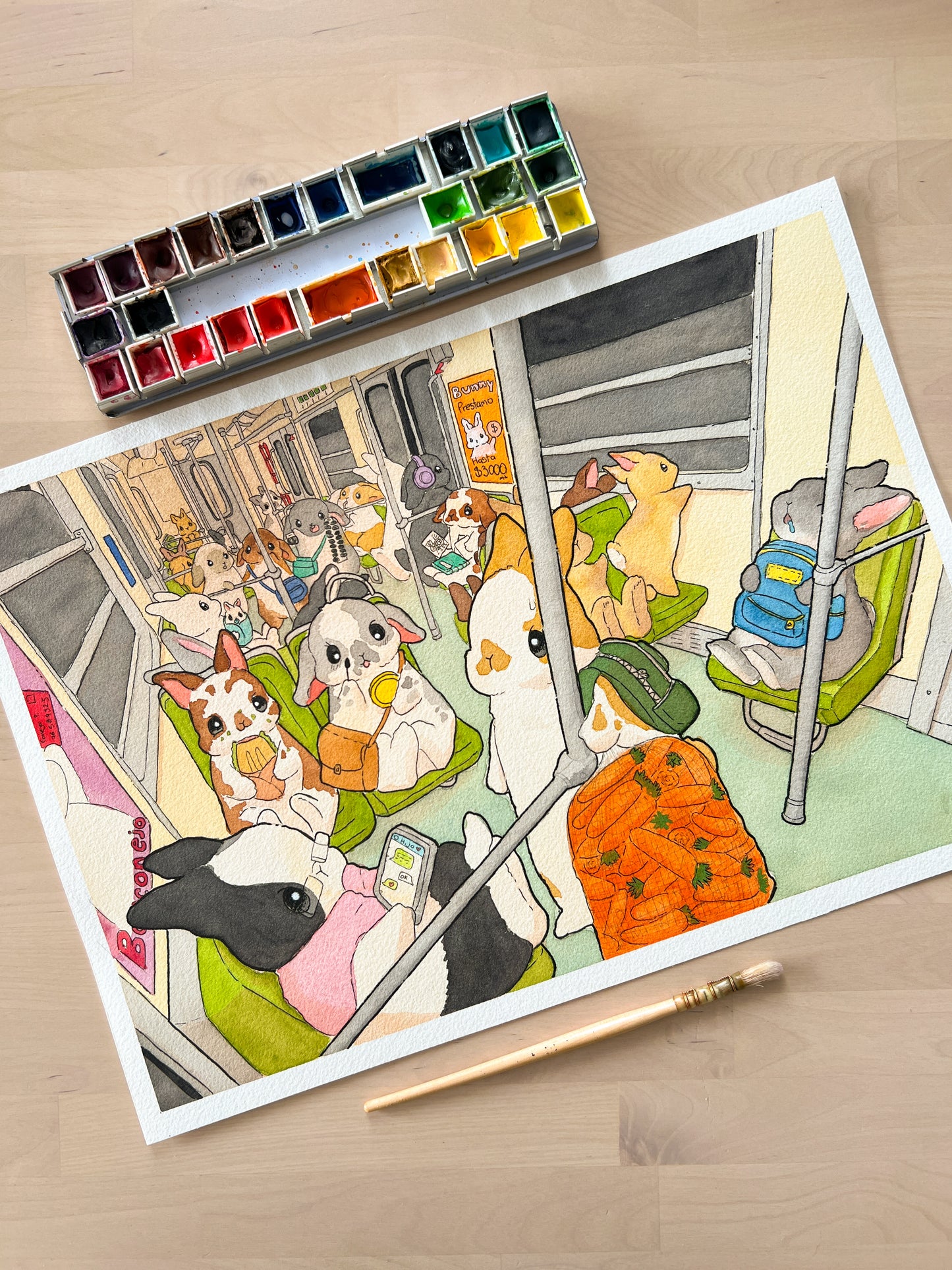 El vagon del metro